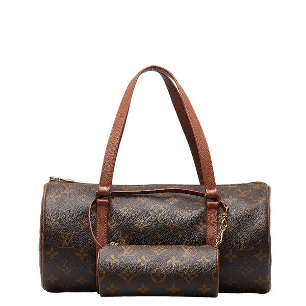 ルイ ヴィトン モノグラム パピヨン26(旧) ショルダーバッグ M51386 ブラウン PVC レザー レディース LOUIS VUITTON 【中古】