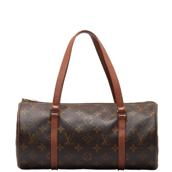 ルイ ヴィトン モノグラム パピヨン26(旧) ショルダーバッグ M51386 ブラウン PVC レザー レディース LOUIS VUITTON 【中古】