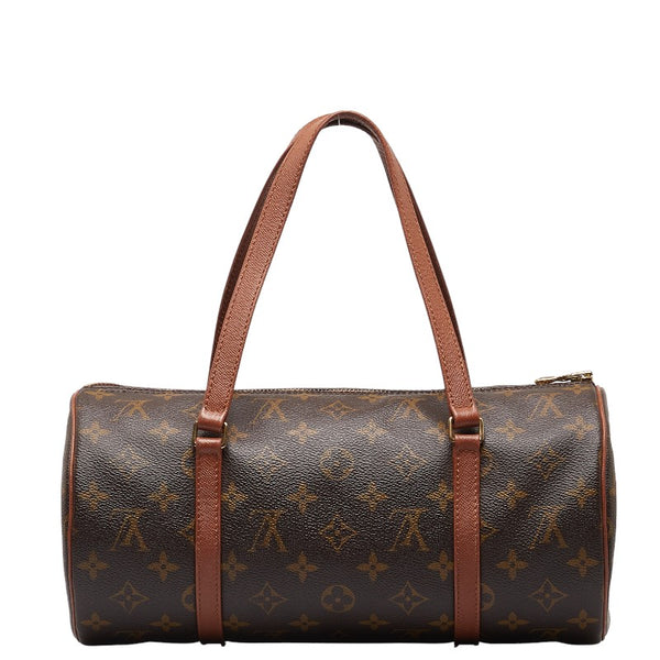 ルイ ヴィトン モノグラム パピヨン26(旧) ショルダーバッグ M51386 ブラウン PVC レザー レディース LOUIS VUITTON 【中古】