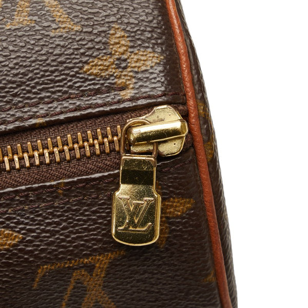 ルイ ヴィトン モノグラム パピヨン26(旧) ショルダーバッグ M51386 ブラウン PVC レザー レディース LOUIS VUITTON 【中古】