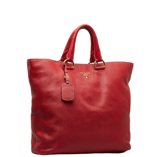 プラダ ハンドバッグ ショルダーバッグ 2WAY レッド レザー レディース PRADA 【中古】