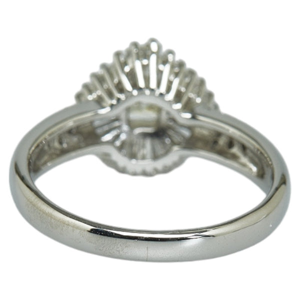 Pt900 プラチナ ダイヤ0.70ct リング 指輪 レディース 14号 【中古】