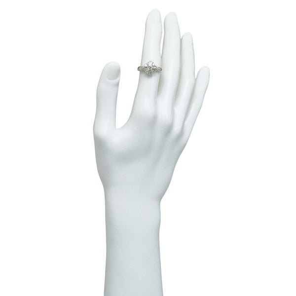 Pt900 プラチナ ダイヤ0.70ct リング 指輪 レディース 14号 【中古】