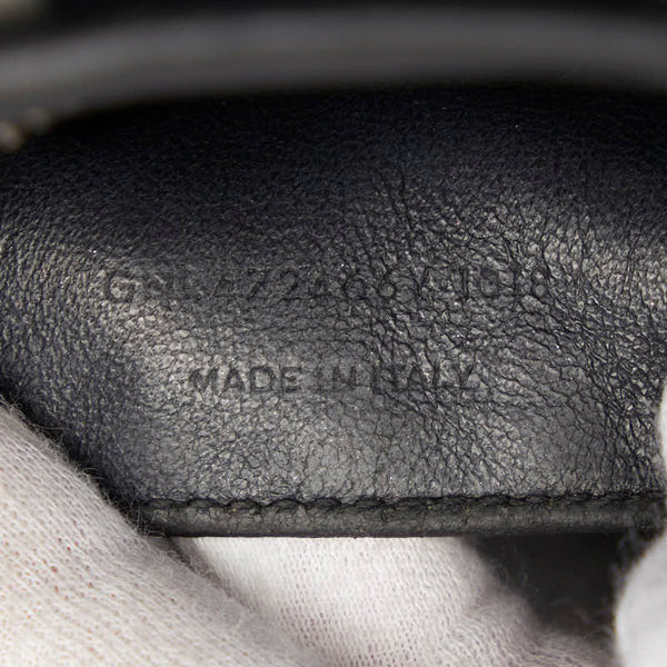 サンローラン ベイビーカバス ハンドバッグ ショルダーバッグ 2WAY 472466 ブラック レザー レディース SAINT LAURENT 【中古】