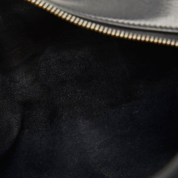 サンローラン ベイビーカバス ハンドバッグ ショルダーバッグ 2WAY 472466 ブラック レザー レディース SAINT LAURENT 【中古】