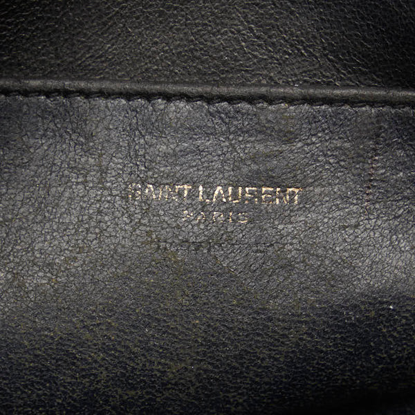 サンローラン ベイビーカバス ハンドバッグ ショルダーバッグ 2WAY 472466 ブラック レザー レディース SAINT LAURENT 【中古】