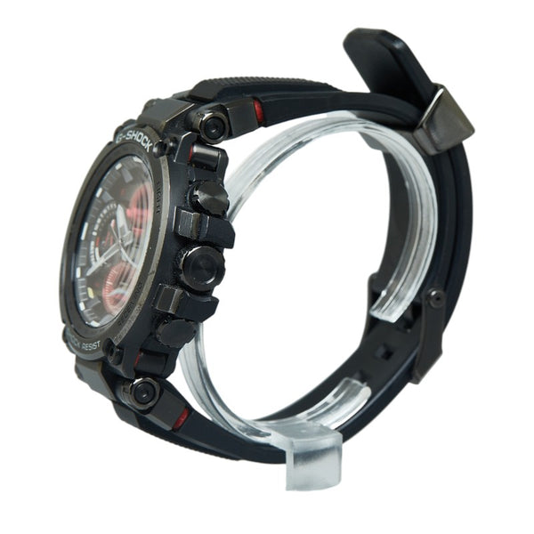 カシオ G-SHOCK MT-G 腕時計 MTG-B1000B-1AJF ソーラー電波時計 ブラック文字盤 ステンレススチール ラバー メンズ CASIO 【中古】