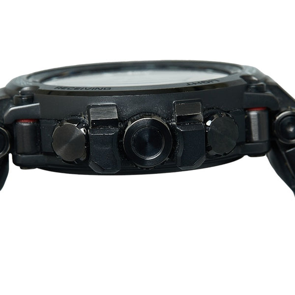 カシオ G-SHOCK MT-G 腕時計 MTG-B1000B-1AJF ソーラー電波時計 ブラック文字盤 ステンレススチール ラバー メンズ CASIO 【中古】