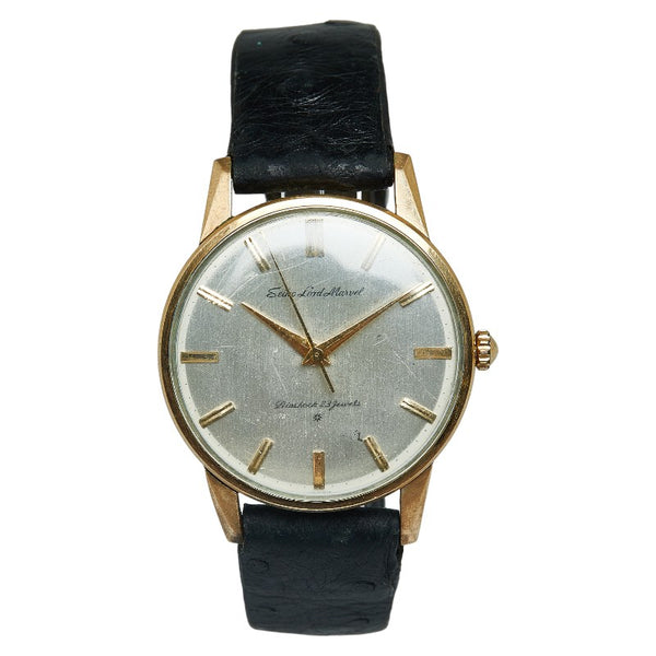 セイコー ロードマーベル 腕時計 5740 1990 手巻き シルバー文字盤 K14YG イエローゴールド メンズ SEIKO 【中古】