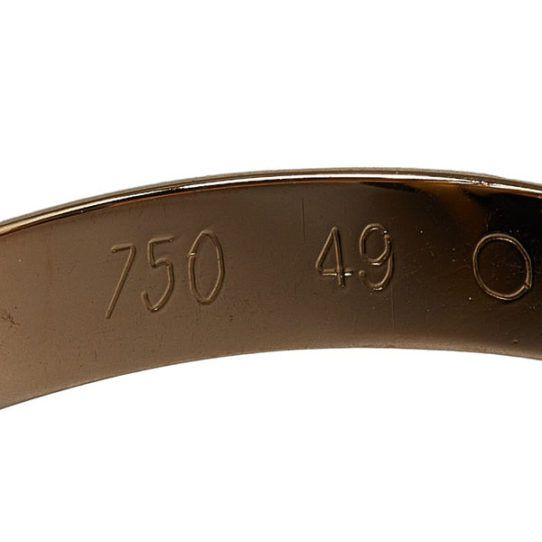 カルティエ K18YG イエローゴールド K18PG ピンクゴールド K18WG ホワイトゴールド トリニティ リング 指輪 #49 レディース CARTIER 8号 【中古】