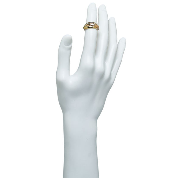 カルティエ K18YG イエローゴールド K18PG ピンクゴールド K18WG ホワイトゴールド トリニティ リング 指輪 #49 レディース CARTIER 8号 【中古】