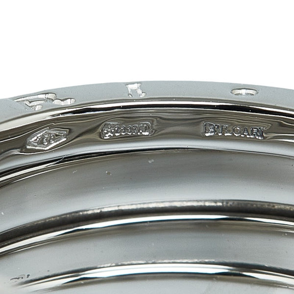 ブルガリ ビーゼロワン 3バンド リング 指輪 ＃56 K18WG ホワイトゴールド レディース BVLGARI 【中古】