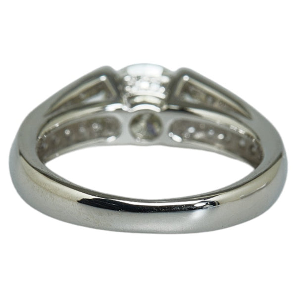 Pt900 プラチナ ダイヤ1.06ct ダイヤ0.33ct リング 指輪 レディース 10.5号 【中古】
