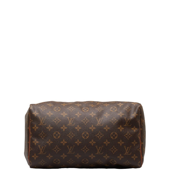 ルイ ヴィトン モノグラム スピーディ30 ハンドバッグ M41526 ブラウン PVC レザー レディース LOUIS VUITTON 【中古】