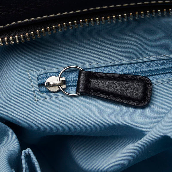 コーチ イーストウエストダッフル 斜め掛け ショルダーバッグ F15065 ブラック レザー レディース COACH 【中古】