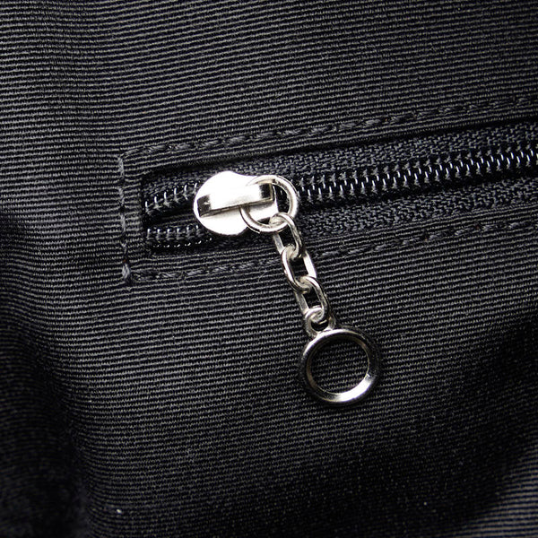 コーチ ロゴ ハンドバッグ トートバッグ F11525 ブラック レザー レディース COACH 【中古】