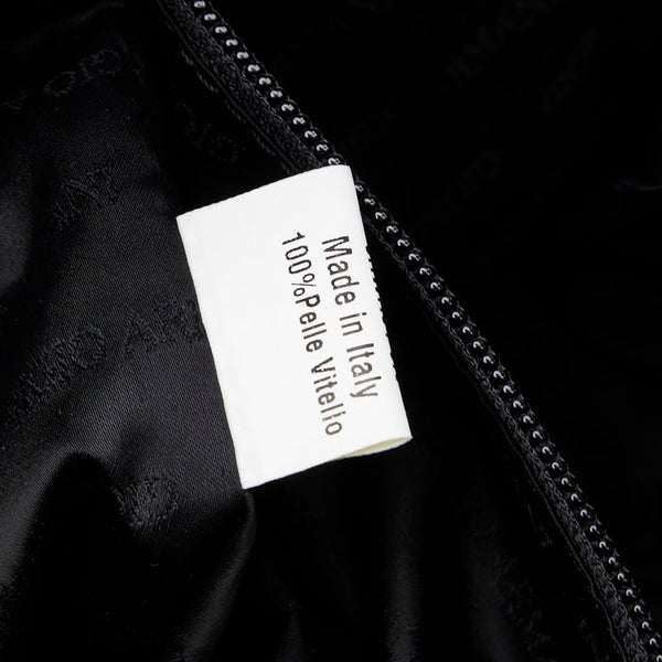 ジョルジオアルマーニ ハンドバッグ ショルダーバッグ 2WAY ワインレッド レザー メンズ GIORGIO ARMANI 【中古】