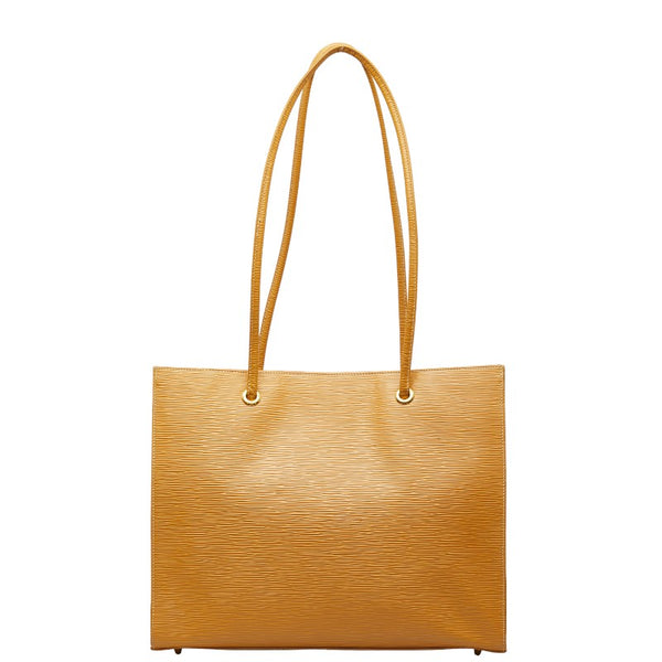 フェンディ ロゴ トートバッグ ショルダーバッグ イエロー レザー レディース FENDI 【中古】
