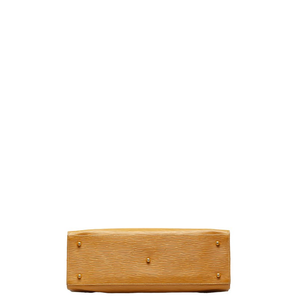 フェンディ ロゴ トートバッグ ショルダーバッグ イエロー レザー レディース FENDI 【中古】