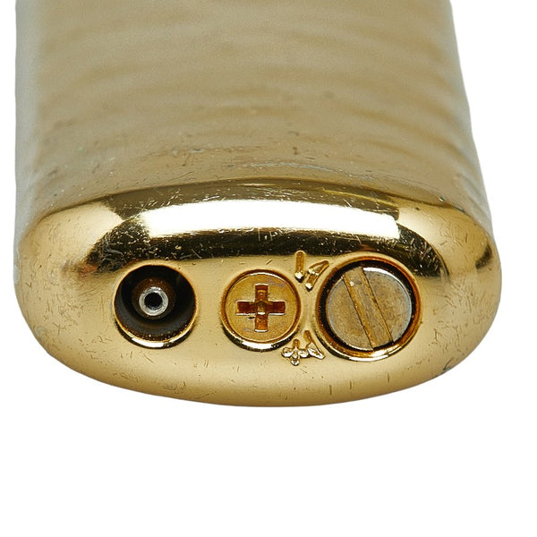 サンローラン YSLロゴ ガスライター ライター ゴールド メッキ メンズ SAINT LAURENT 【中古】