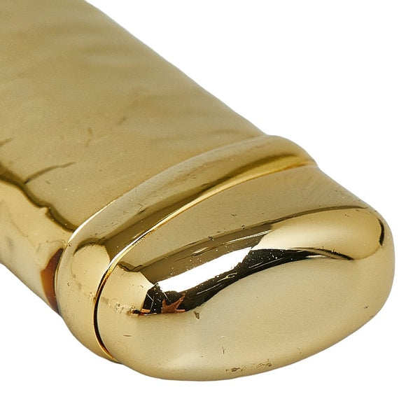 サンローラン YSLロゴ ガスライター ライター ゴールド メッキ メンズ SAINT LAURENT 【中古】