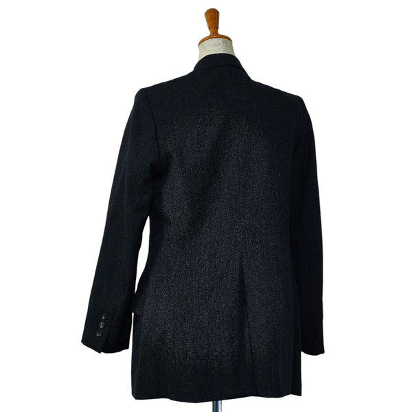 グッチ ダブルテーラードジャケット サイズ:40 グレー ウール レーヨン レディース GUCCI 【中古】