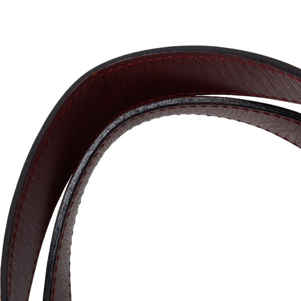 カルティエ マストライン ハンドバッグ トートバッグ ワインレッド レザー レディース CARTIER 【中古】