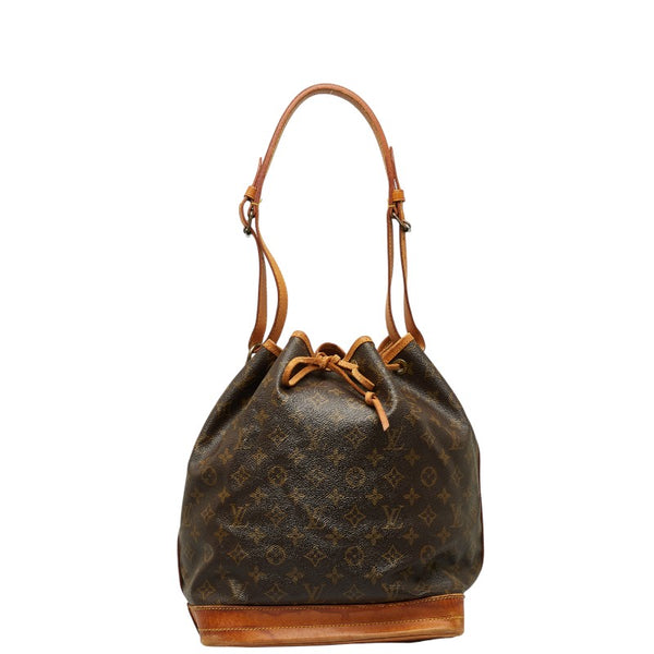 ルイ ヴィトン モノグラム ノエ ショルダーバッグ M42224 ブラウン PVC レザー レディース LOUIS VUITTON 【中古】