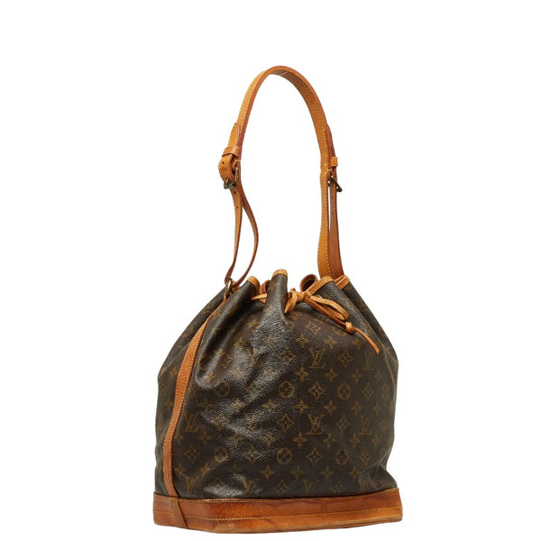 ルイ ヴィトン モノグラム ノエ ショルダーバッグ M42224 ブラウン PVC レザー レディース LOUIS VUITTON 【中古】