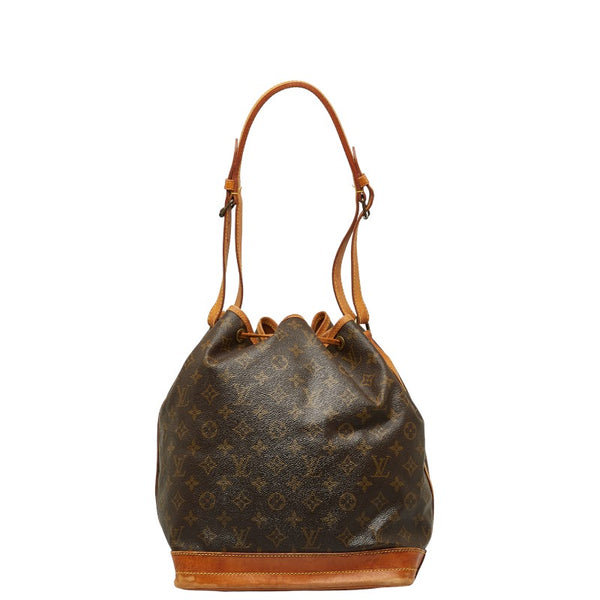 ルイ ヴィトン モノグラム ノエ ショルダーバッグ M42224 ブラウン PVC レザー レディース LOUIS VUITTON 【中古】