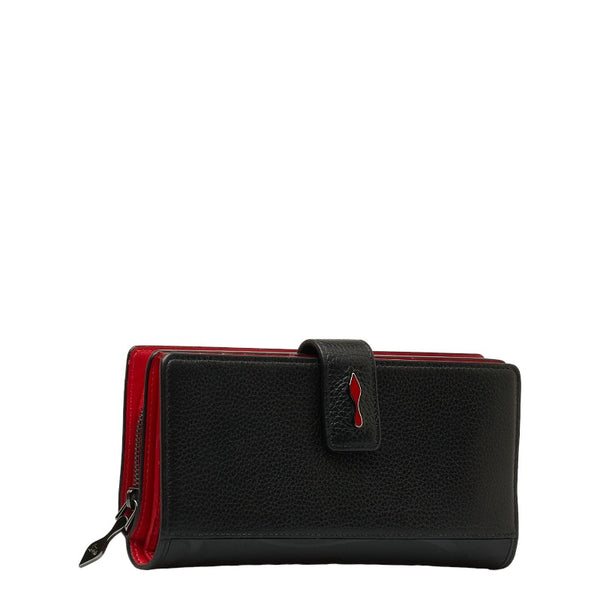 クリスチャンルブタン パロマ 長財布 3195086 ブラック レッド レザー メンズ Christian Louboutin 【中古】