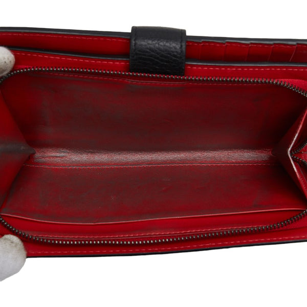 クリスチャンルブタン パロマ 長財布 3195086 ブラック レッド レザー メンズ Christian Louboutin 【中古】