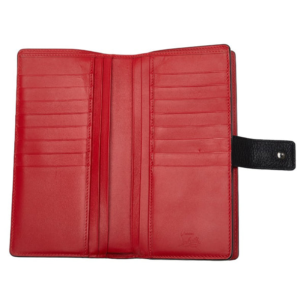 クリスチャンルブタン パロマ 長財布 3195086 ブラック レッド レザー メンズ Christian Louboutin 【中古】