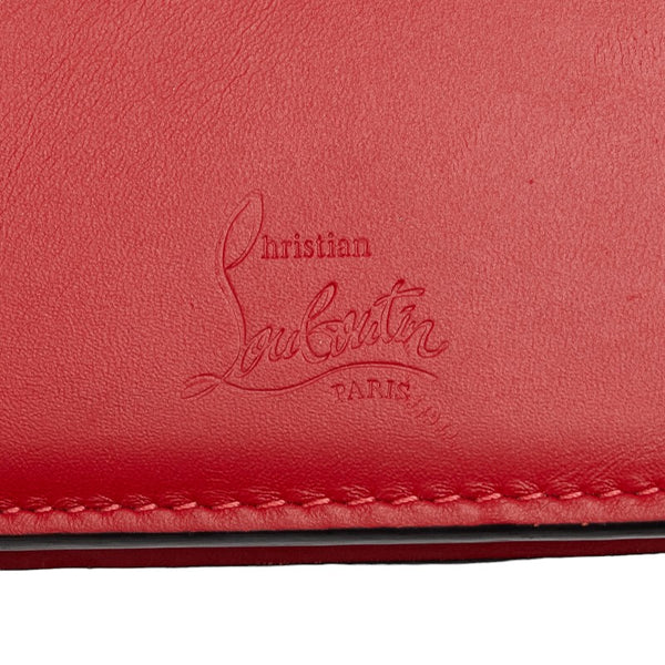 クリスチャンルブタン パロマ 長財布 3195086 ブラック レッド レザー メンズ Christian Louboutin 【中古】