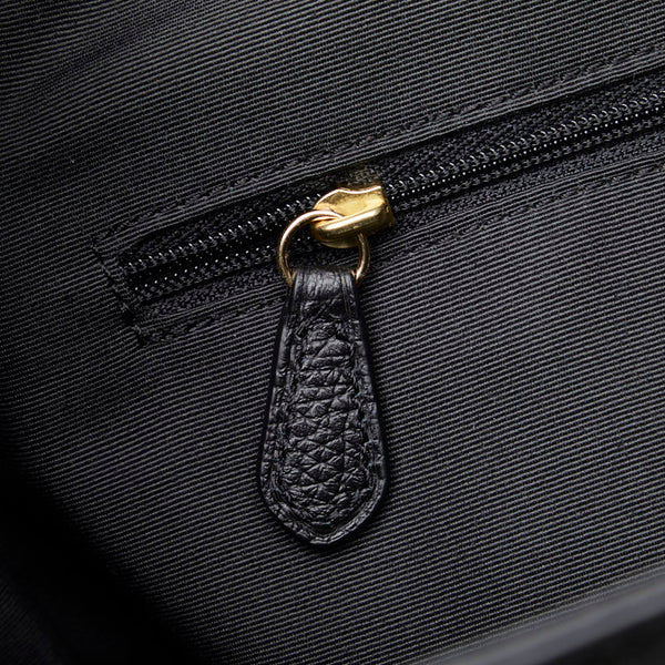 コーチ ロゴ ゴールド金具 リュック バックパック F29008 ブラック レザー レディース COACH 【中古】