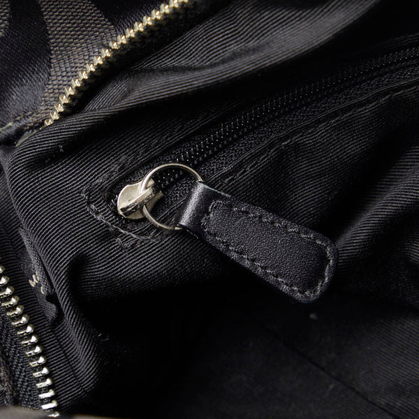 コーチ シグネチャー 斜め掛け ショルダーバッグ F15068 ブラック キャンバス レザー レディース COACH 【中古】