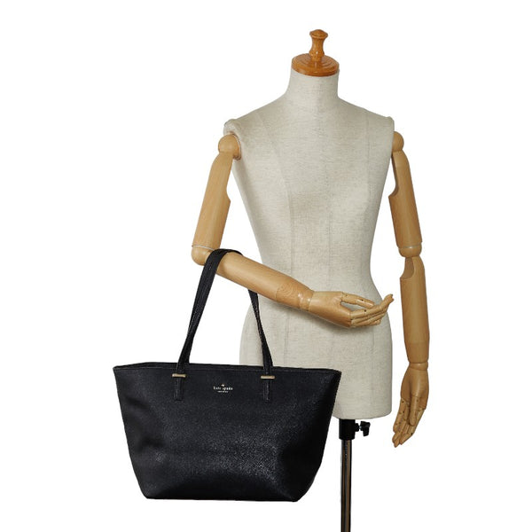 ケイトスペード ハンドバッグ トートバッグ ブラック レザー レディース Kate Spade 【中古】