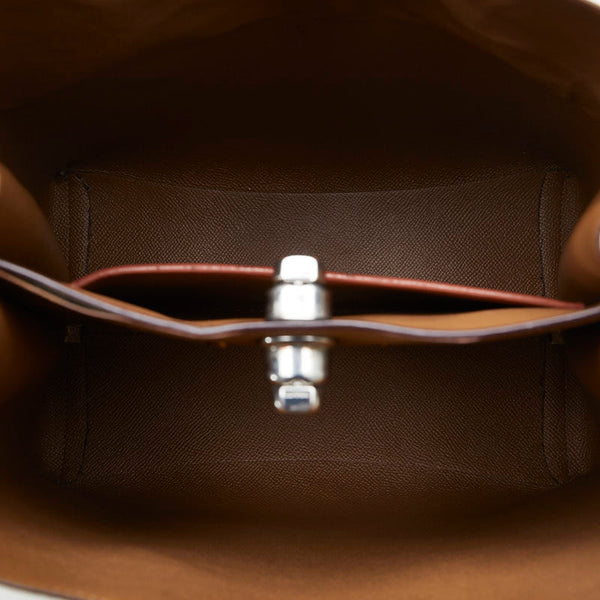 コーチ シグネチャー チャーリー バケット ハンドバッグ ショルダーバッグ 2WAY 89003 ベージュ  PVC レザー レディース COACH 【中古】