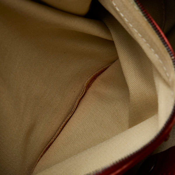 クロエ シルベラード ハンドバッグ トートバッグ レッド レザー レディース Chloe 【中古】