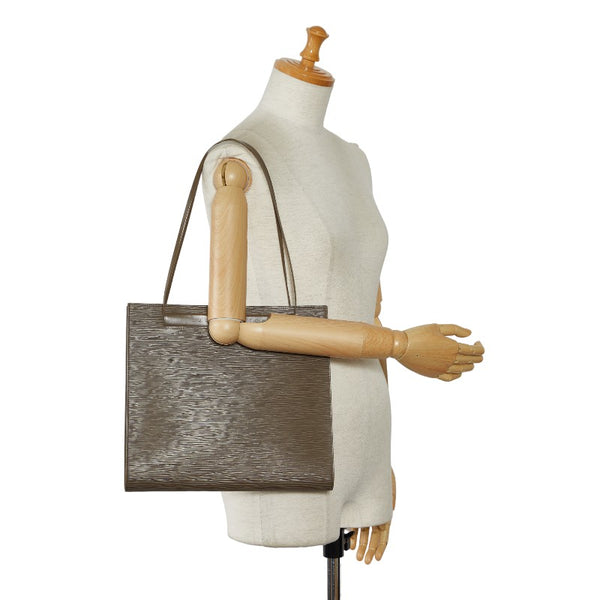 ルイ ヴィトン エピ サントロペ トートバッグ M5246C ペッパー ブラウン レザー レディース LOUIS VUITTON 【中古】