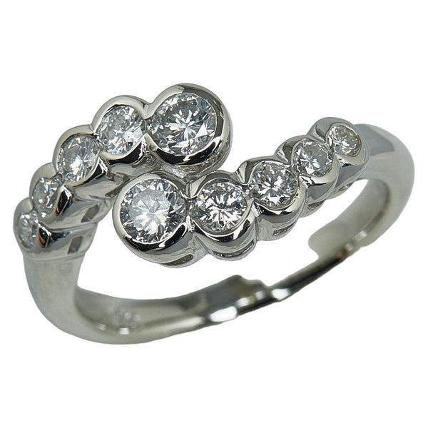 Pt900 プラチナ ダイヤ0.71ct リング 指輪 レディース 11号 【中古】