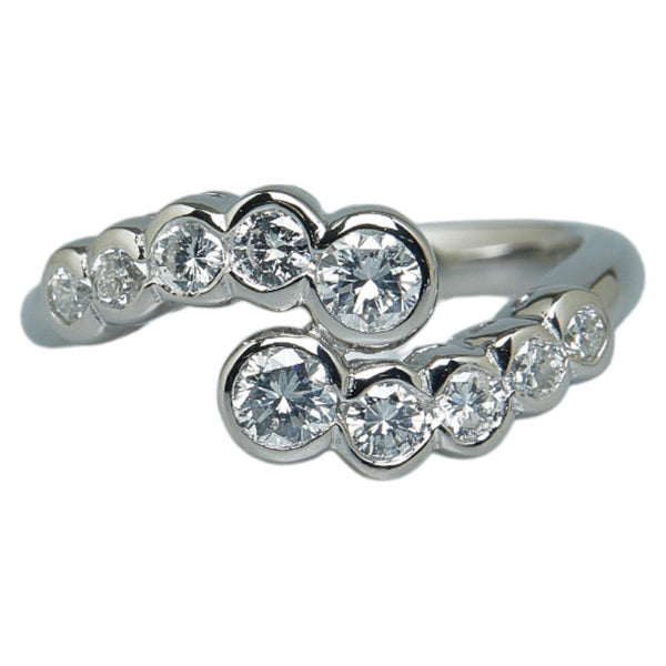 Pt900 プラチナ ダイヤ0.71ct リング 指輪 レディース 11号 【中古】