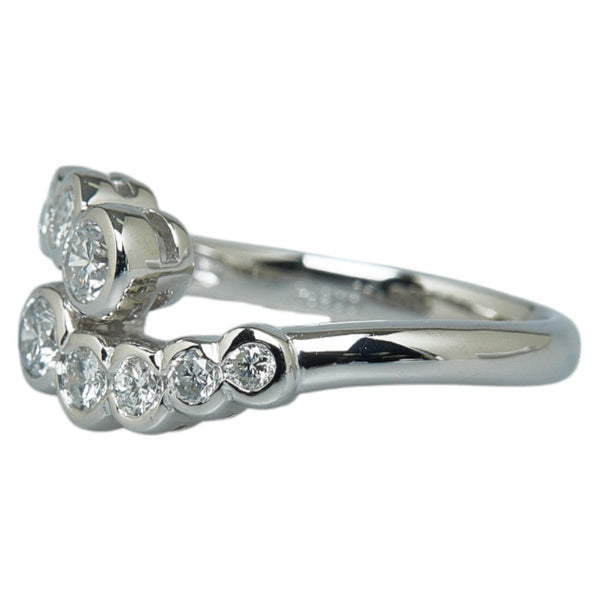 Pt900 プラチナ ダイヤ0.71ct リング 指輪 レディース 11号 【中古】
