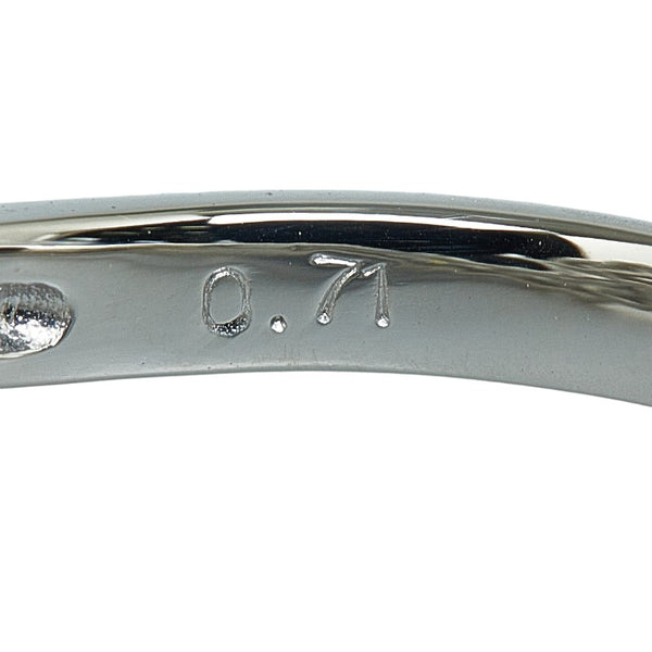 Pt900 プラチナ ダイヤ0.71ct リング 指輪 レディース 11号 【中古】