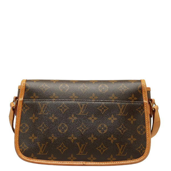 ルイ ヴィトン モノグラム ソローニュ 斜め掛け ショルダーバッグ M42250 ブラウン PVC レザー レディース LOUIS VUITTON 【中古】