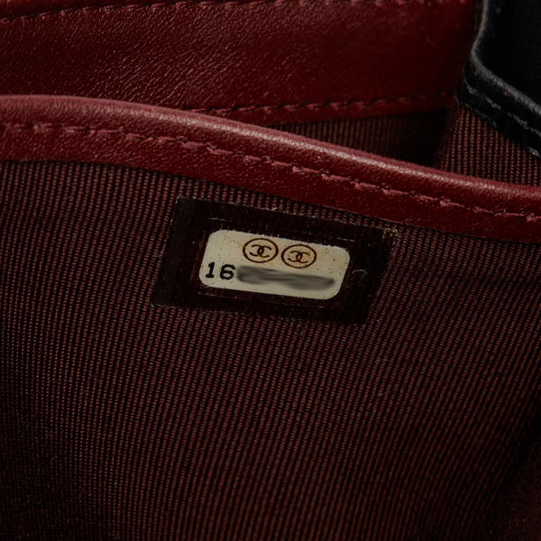 シャネル ココマーク マトラッセ 長財布 ブラック キャビアスキン レディース CHANEL 【中古】