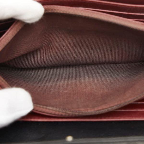 シャネル ココマーク マトラッセ 長財布 ブラック キャビアスキン レディース CHANEL 【中古】