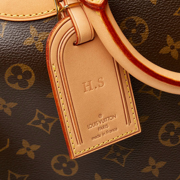 ルイ ヴィトン モノグラム エヴァジオン ボストンバッグ トラベルバッグ M41443 ブラウン PVC レザー レディース LOUIS VUITTON 【中古】