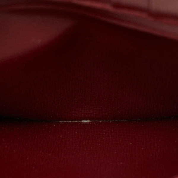 カルティエ マストライン 長財布 ワインレッド ボルドー レザー レディース CARTIER 【中古】