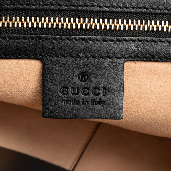 グッチ バンブー ハンドバッグ ショルダーバッグ 2WAY 453766 ブラック レザー レディース GUCCI 【中古】